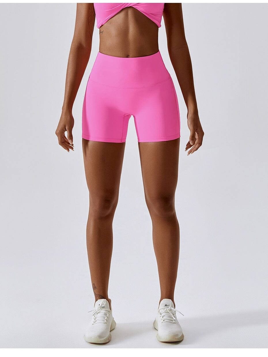 Short Sport Court Moulant Ultime Legging S Rose