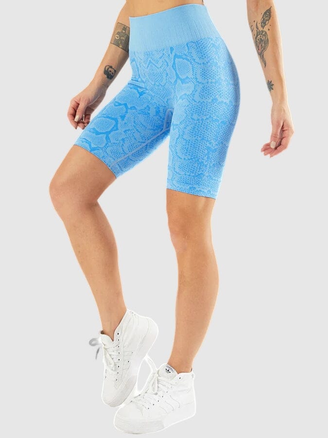 Short Sport Imprimé Serpent Ultime Legging S Bleu ciel